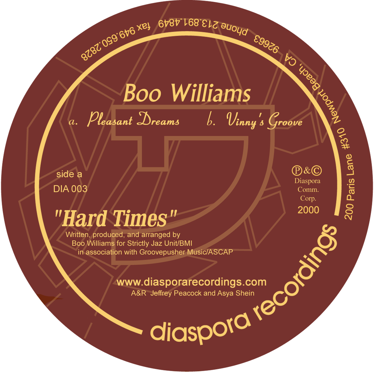 (DIA003) Hard Times EP [2000]